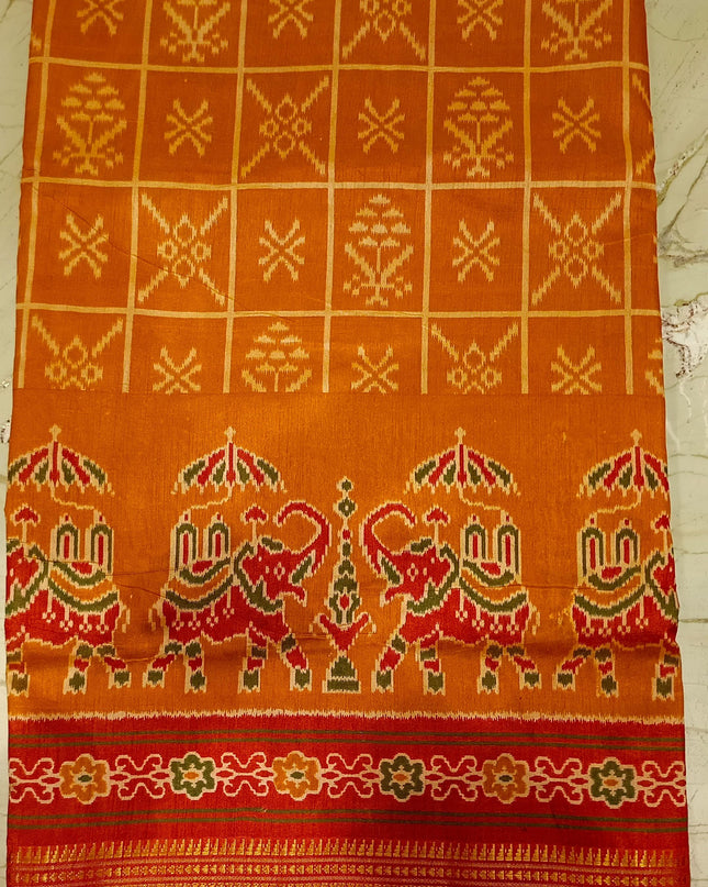 Ikkat Patola Silk Saree