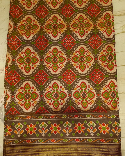 Ikkat Patola Silk Saree