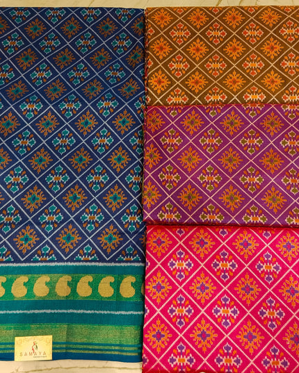 Ikkat Patola Silk Saree