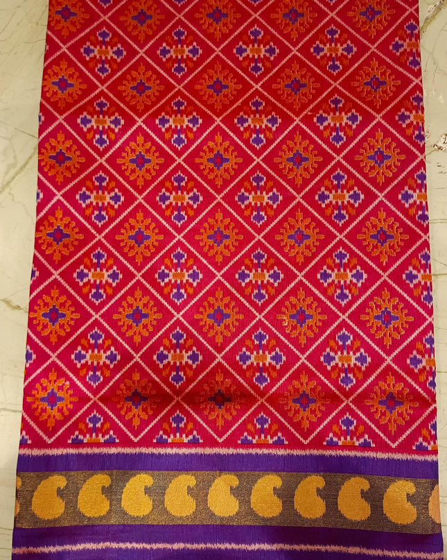 Ikkat Patola Silk Saree