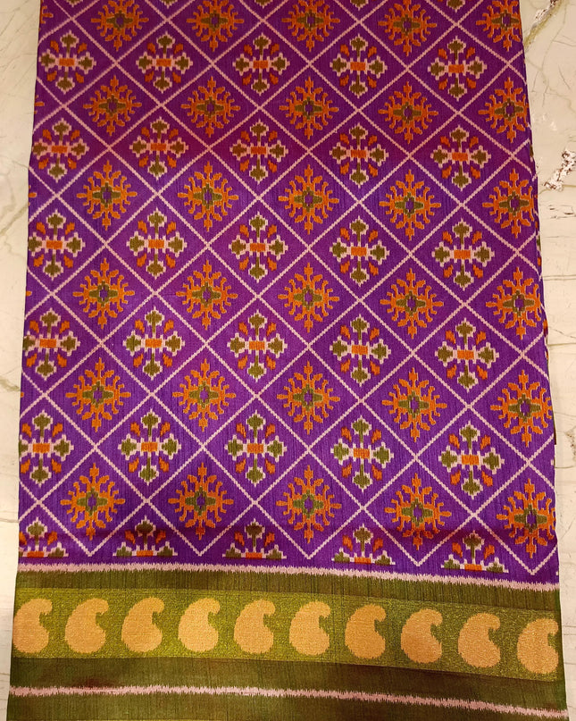 Ikkat Patola Silk Saree