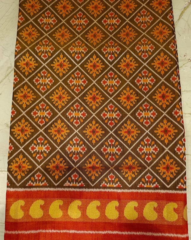 Ikkat Patola Silk Saree