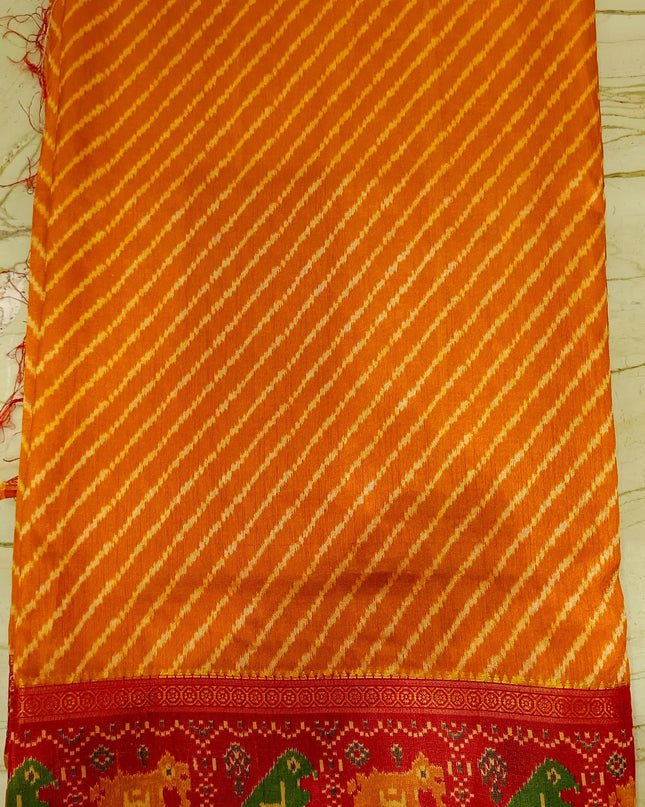 Semi Pure Lahariya Silk Saree