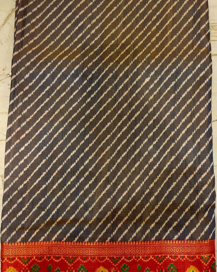 Semi Pure Lahariya Silk Saree