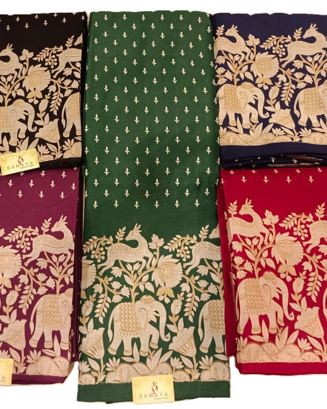 Pure Muslin Silk Suit Fabric With Dupatta